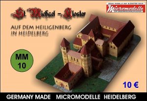 MM 10 St. Michael - Kloster Heidelberg Micromodelle Heidelberg