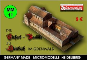 MM 11 Einhard Basilika Steinbach Micromodelle Heidelberg