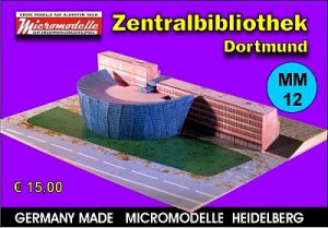 MM 12 Zentralbibliothek Dortmund Micromodelle Heidelberg