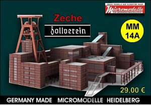 MM 14A Zeche Zollverein Micromodelle Heidelberg