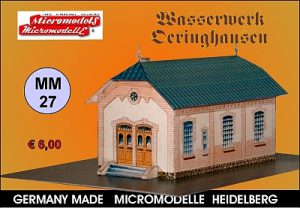 MM 27 Wasserwerk Oeringhausen Micromodelle Heidelberg