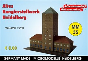 MM 35 Altes Rangierstellwerk Heidelberg Micromodelle Heidelberg