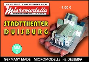 MM 7 Stadttheater Duisburg Micromodelle Heidelberg