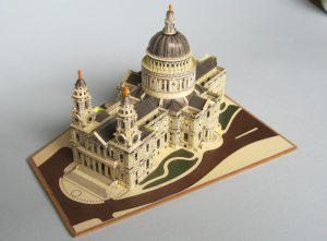 St. Paul's Cathedral Heritage Models LYS2 Millimodels built by Bas Poolen