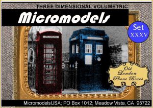 ARC XXXV Old London Phone Boxes MicromodelsUSA