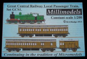 GCS1 Great Central Railway Local Passenger Train Millimodels