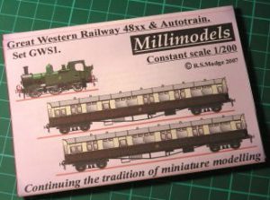 GWS1 Great Western Railway 48xx & Auto Train Millimodels