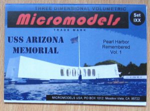 IXX Arizona Memorial MicromodelsUSA