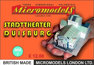 MM 07 Stadttheater Duisburg Micromodels London