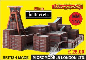 MM 14a Mine Zollverein Micromodels London