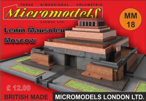 MM 18 Lenin Mausoleum Moscow Micromodels London