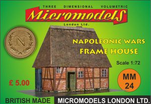 MM 24 Napoleonic Wars Frame House Micromodels London