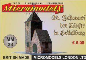 MM 28 St. Johannes der Täufer Heidelberg Micromodels London