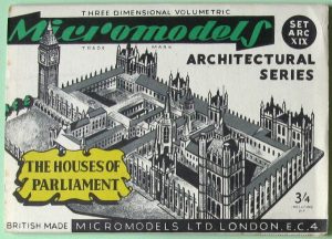 ARC XIX Houses of Parliament Micromodels