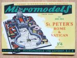 ARC XXII St. Peters Rome & Vatican Micromodels