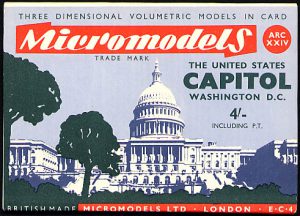 ARC XXIV United States Capitol Micromodels