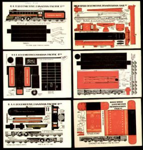 A I Pennsylvania Railroad cards Micromodels