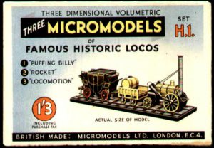 H 1 Famous Historic Locos 1.3 Micromodels