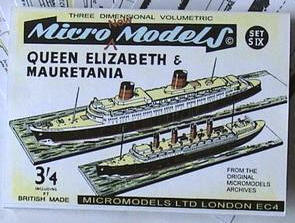 S IX Queen Elisabeth & Mauretania Autocraft