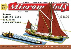 S XI Sailing Barge Micromodels London