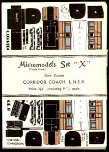 X LNER Corridor Coach x 12 Micromodels