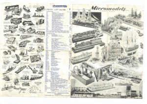 Catalogue Y March 1955 Micromodels