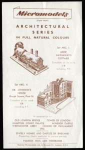 Micromodels Catalogue 1949