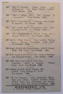 Micromodels Catalogue 4 1948 back