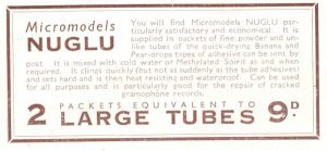 Nuglu Catalogue 1949 Micromodels