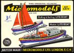 S XIV Two Life Boats Micromodels