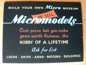 Show Card Micro Museum Micromodels