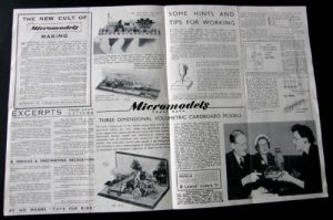 catalogue K 1953 side 2 Micromodels