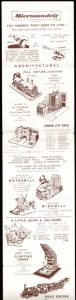 catalogue late 1949 side 2 01 Micromodels