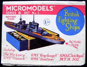 B1 British Fighting Ships first edition Modelcraft