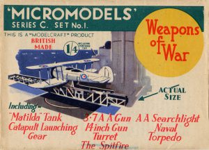 C1 Weapons of War first edition Modelcraft