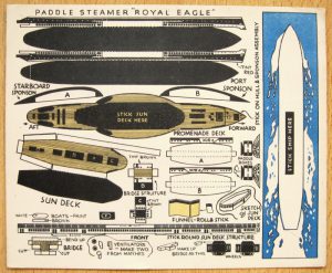 Paddle Steamer Royal Eagle Modelcraft