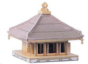 20 Golden Temple in Chuson-ji Temple Paper Model Mini
