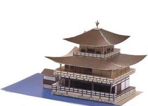 8 Kinkakuji Temple Paper Model Mini