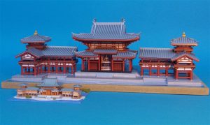 10 Byodoin-Houodo Temple Paper Model Mini (4)