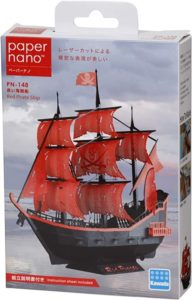 PN-148 Red Pirate Ship Paper Nano (2)