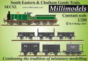 SECS2 South Eastern & Chatham Railway Goods Train Millimodels