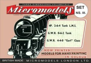 NS III Earl Class Micromodels London