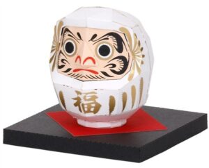 PS-19 White Daruma Doll paper Nano (1)