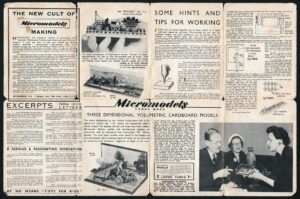catalogue U nov 1954 side 2 Micromodels
