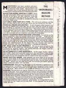 A1 Romance of Sail back cover Modelcraft (2)