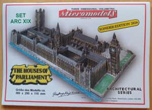 ARC XIX Houses of Parliament Micromodels London x 2.2
