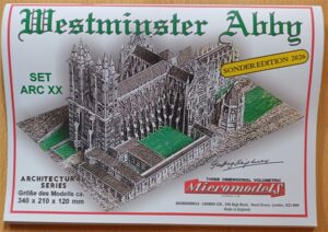 ARC XX Westminster Abbey Micromodels London x 2.3
