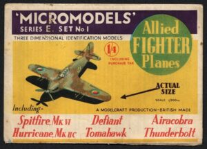 E1 Allied Fighter Planes Modelcraft (2)